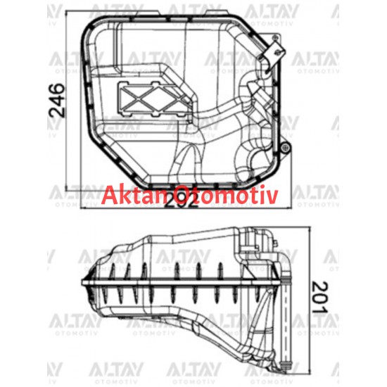 YEDEK SU DEPOSU TOUAREG / Q7 07-15